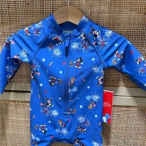 OLD NAVY Blue Kids Swimwear Micky Mouse